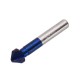 6Pcs 3 Flutes HSS Blue Nano Chamfering End Mill 90 Degree Chamfer Cutter Countersink Drill Bit