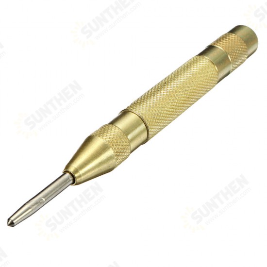 6Pcs HSS Titanium Coated Step Drill Bit With Center Punch Drill Set Hole Cutter Drilling Tool