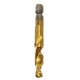 6pcs M3-M10 Hexagon Shank Drill Tap Bit Titanium Plated HSS 6542 Deburr Countersink Bits Screw Thread Metric Tap