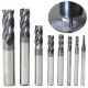 8pcs 2-12mm 4 Flutes Carbide End Mill Set Tungsten Steel Milling Cutter CNC Tool