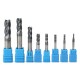 8pcs 2-12mm 4 Flutes Carbide End Mill Set Tungsten Steel Milling Cutter CNC Tool