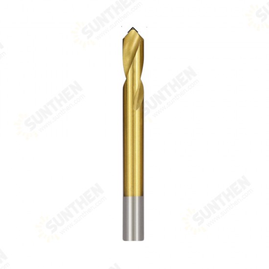 90 Degree Chamfer End Drill 4-12mm Titanium Coated High Speed Steel Spotting Location Center Bit Machine for Chamfering Tools Milling Cutter