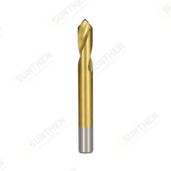 90 Degree Chamfer End Drill 4-12mm Titanium Coated High Speed Steel Spotting Location Center Bit Machine for Chamfering Tools Milling Cutter