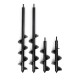 9x25/30/45/60cm Garden Auger Small Earth Planter Drill Bit Post Hole Digger Earth Planting Auger Drill Bit for Electric Drill