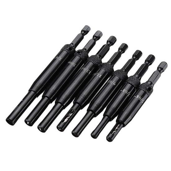 Aluminium Alloy Self Centering Door Hinges Drill Bit Hole Puncher Woodworking Reaming Tool Countersink Drill Bit