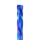 Blue Nano Coating Up Down Milling Cutter 4mm Shank Carbide CNC Router Bit 2 Flute End Mill
