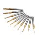 DB-M1 10Pcs 0.8-3mm Titanium Coated Engraving Milling Cutter Carbide Bits