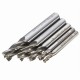 DB-M2 5pcs 4/6/8/10/12mm 4 Flute End Mill Cutter HSS Straight Shank Drill Bits