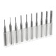 DB-M8 10pcs 0.8-3mm Carbide PCB Drill Bits Engraving Milling Cutter for CNC Rotary Burrs