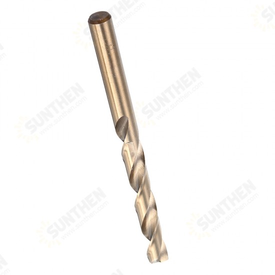 M35 Cobalt Drill Bit Set HSS-Co Jobber Length Twist Drill Bits with Metal Case for Stainless Steel Wood Metal Drilling