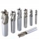 M6-M20 Wave Milling Cutter 4 Flutes 6-20mm HSS-AL Wave Rough End Mill