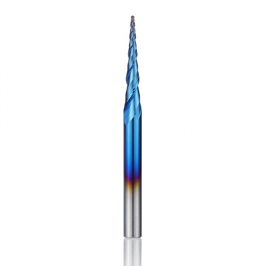 2 Flutes Ball Nose End Mill R0.25/ R0.5/ R0.75/ R1.0 *15*D4*50 Milling Cutter