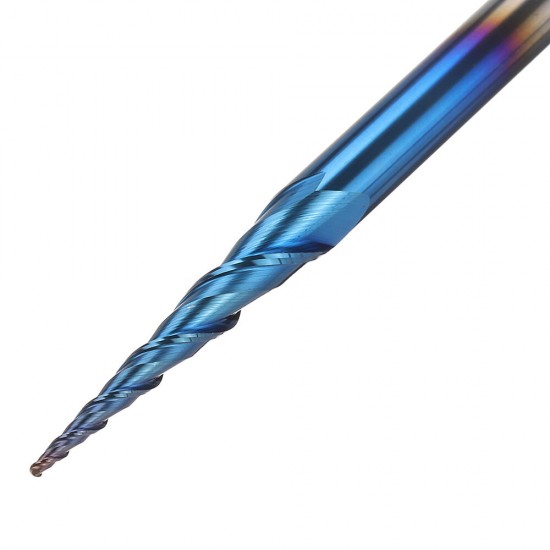 2 Flutes Ball Nose End Mill R0.25/ R0.5/ R0.75/ R1.0 *15*D4*50 Milling Cutter