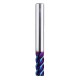 HRC60 5/6/8mm 4 Flutes Milling Cutter Blue NACO Coated Tungsten Carbide Milling Cutter CNC Tool