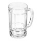 Glasses Mug Large Capacity Thick Mug Glass Crystal Glass Cup Transparent With Handle for Club Bar Party Home