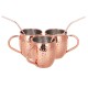 Moscow Mule Cups Set Copper Mugs Moscow Mule Mug with Shot Glasses