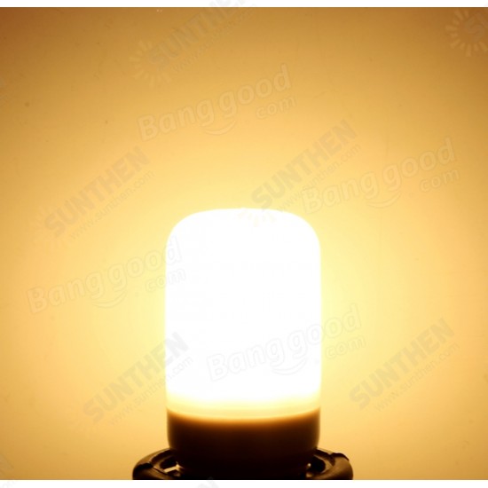 E14 4W White/Warm White 5730SMD LED Corn Bulb Light Ivory Cover 220V