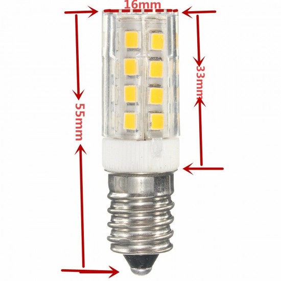 E14 5W LED Bulb 2835 35smd 430lm Not Dimmable Warm White Pure White Corn Light Lamp 360 Degrees Beam Angle 240V AC