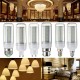 6W Dimmable E27 E14 E12 G9 GU10 B22 SMD4014 LED Corn Bulb Chandelier Light AC110V