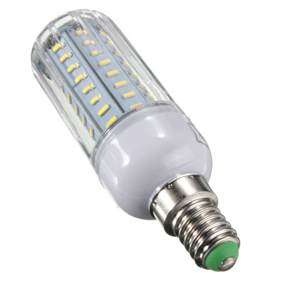 7W E14 E12 E27 B22 G9 GU10 72 SMD 4014 LED White Warm White Cover Corn Lamp Bulb AC 220V