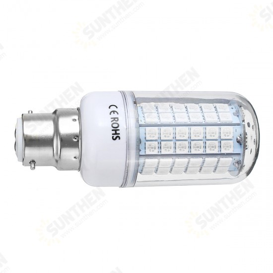 9W E27 B22 E14 5050 SMD Non-dimmable LED Corn Light Bulb Spot Lamp Red Green Blue AC110V