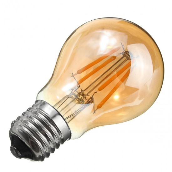 A60 E27/B22 4W Retro LED Filament Incandescent Light Bulb for Bedroom Decoration AC220-240V