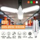 AC165-265V 45W E27 3 Blade LED Garage Light Deformable Ceiling Lamp Fixture Workshop Bulb