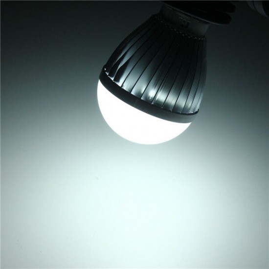 B22/E27 5W 10 SMD 5730 LED Globe Bulb Non-Dimmable Warm White/White Lamp AC 110-240V