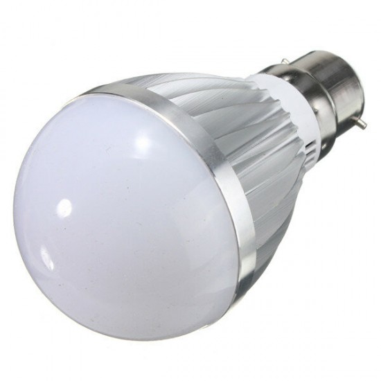 B22/E27 5W 10 SMD 5730 LED Globe Bulb Non-Dimmable Warm White/White Lamp AC 110-240V