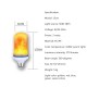 Creative 3 or 4 Mode Gravity Sensor Flame Lights E27 LED Bulb Flame Effect Light Bulb 3W Flickering Emulation Decor Lamp