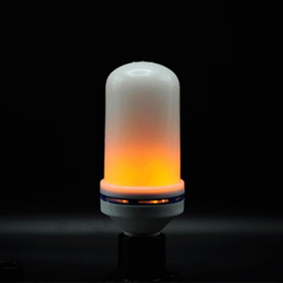 Creative 3 or 4 Mode Gravity Sensor Flame Lights E27 LED Bulb Flame Effect Light Bulb 3W Flickering Emulation Decor Lamp