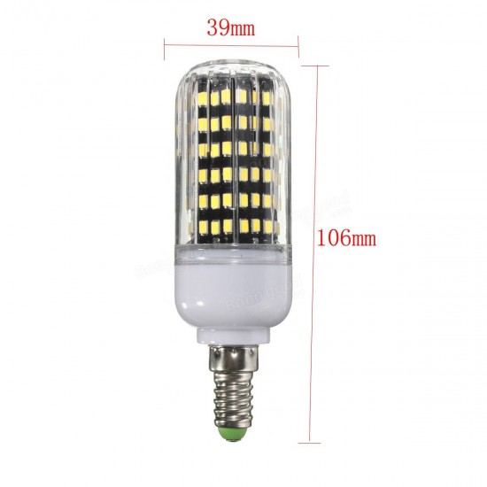 E14 B22 E27 11W LED 2835 SMD Warm White / White Cover Corn Light Lamp Bulb Non-Dimmable AC 110V