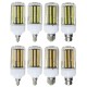 E14 E12 B22 E27 LED 15W 170 SMD 5730 Warm White Whit Fire Cover Corn LED Bulb Light AC220V