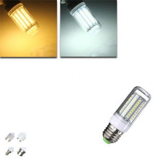 E14 E27 G9 GU10 B22 6W 500 600LM 102 SMD 2835 LED Corn Bulb White Warm White 220V 240V