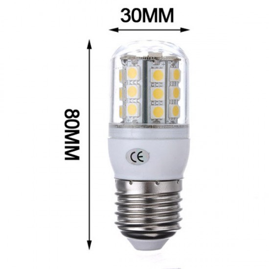 E27 3.2W 300LM Warm White 5050 30 SMD LED Corn Light Lamp Bulbs 220V