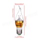 E27 3W AC85-265V White/Warm White Golden Cover LED Candle Light Bulb