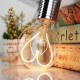 E27 4W G95 Dimmable Clear Gold Warm White Heart-Shaped Edison LED Light Bulb AC110-130V AC220-240V