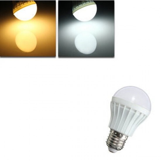 E27 5W 8 SMD 5630 Warm White/White Globe Ball Bulbs Plastic Lamp Lights 220-240V