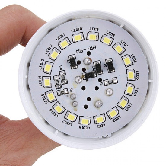 E27 5W White/Warm White 2835 SMD 18LED Light Bulb Lamp 110-130V