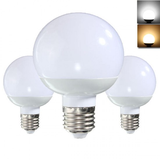 E27 6W 14 SMD 5730 LED Pure White Warm White PC Material Globe Bulb AC85-265V