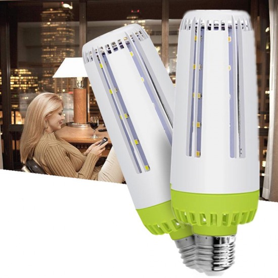 E27 6W 8W 10W SMD5730 Pure White Warm White No Flicker Milky Cover LED Corn Bulb AC85-265V