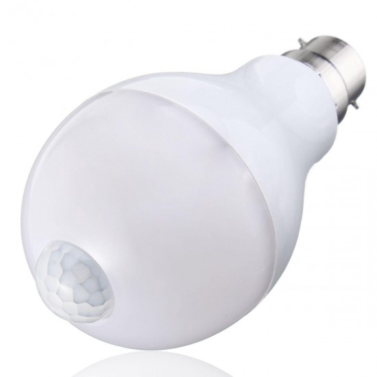 E27 B22 12W SMD5730 24LEDs Infrared Motion Sensor + Light Control Induction Light Bulb AC85-265V