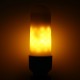 E27 B22 6W SMD2835 Three Modes 1300K-1800K 99LEDs Yellow Flame Light Bulb AC85-265V