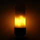 E27 B22 6W SMD2835 Three Modes 1300K-1800K 99LEDs Yellow Flame Light Bulb AC85-265V