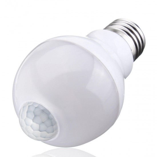 E27 B22 7W SMD5730 14LEDs Infrared Motion Sensor + Light Control Induction Light Bulb AC85-265V