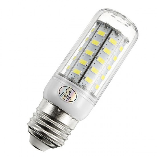 E27 E14 7W SMD5730 48LEDs 500LM Pure White Warm White Corn Light Bulb AC110V AC220V