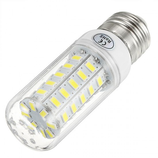 E27 E14 7W SMD5730 48LEDs 500LM Pure White Warm White Corn Light Bulb AC110V AC220V