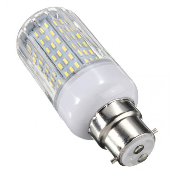 E27 E14 B22 11W 138 SMD 4014 LED Warm White White Cover Corn Bulb AC 220V