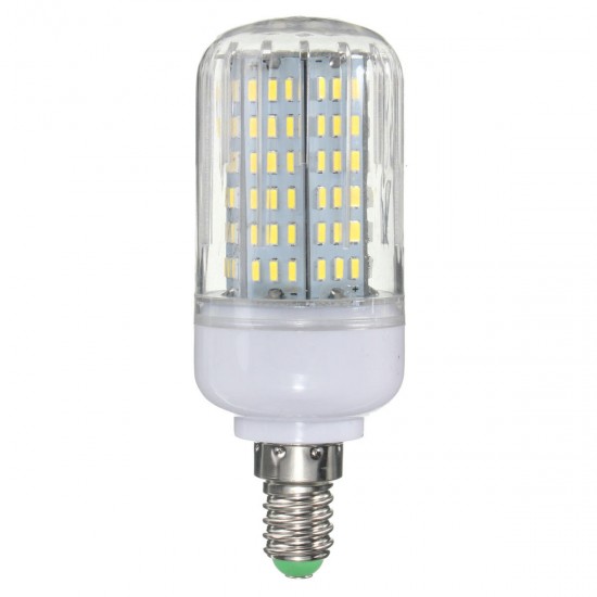 E27 E14 B22 11W 138 SMD 4014 LED Warm White White Cover Corn Light Lamp Bulb AC110V