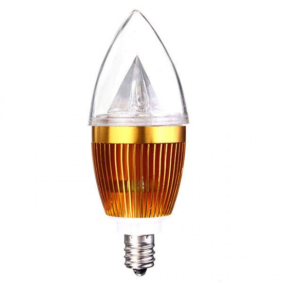 E27 E14 B22 E12 4.5W LED Chandelier Candle Light Bulb 85-265V